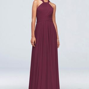 High Neck Bridesmaid Dress